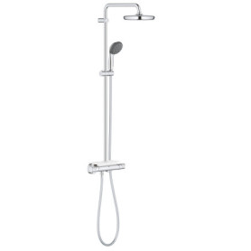 Colonne de Douche Thermostatique GROHE Vitalio 210 avec Douche de Tête Ronde 210 mm