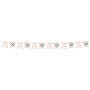 Guirlande de Drapeaux Multicolores 40 Ans - Décoration Festive Starburst 6m