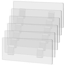 Crochets Adhésifs Nivofu pour Étagère de Douche - 6 Pièces Imperméables