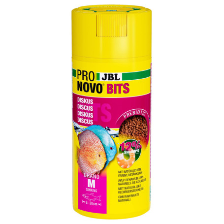 JBL ProNovo Bits Grano 250ml - Nourriture Granulée pour Cichlidés