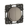 Interrupteur Double Va-et-vient 10A Titanium - Legrand