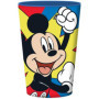 Set Repas Mickey 3 Pièces : Assiette Plate, Assiette Creuse et Verre