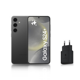 Samsung Galaxy S24+ Smartphone 5G 256 Go Noir avec Chargeur Rapide Inclus