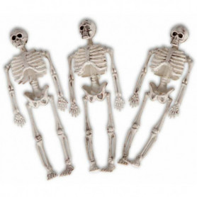 Décoration d'Halloween My Other Me 20 x 8 x 8 cm Squelette 3 Unités 15,99 €