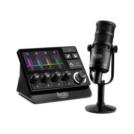 Hercules Stream Essentials Kit - Kit de Streaming Professionnel avec Microphone XLR HXD-700