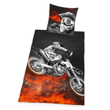 Parure de Lit Réversible Motocross - Herding Young Collection 135x200 cm