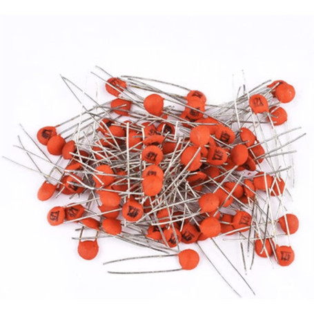 Lot de 50 Condensateurs en Céramique Disque 10nF - HeyNana