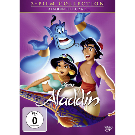 Coffret DVD Aladdin 1-3 - Classiques Disney avec Audio Français
