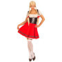 Costume Traditionnel Dirndl Heidi pour Oktoberfest - Robe Bavaroise Multicolore