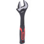 Clé à molette bi-matière KS TOOLS 10'' - Chrome Vanadium Noir/Rouge