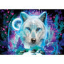 Puzzle Loup Arctique Neon Schmidt - 1000 pièces Premium
