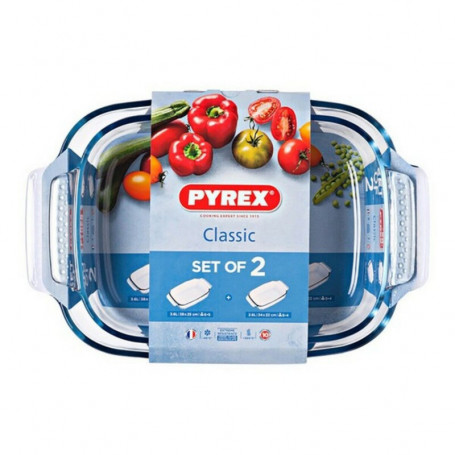 Ensemble de plats de cuisson au four Pyrex Classic Verre borosilicaté (2 pcs) 50,99 €