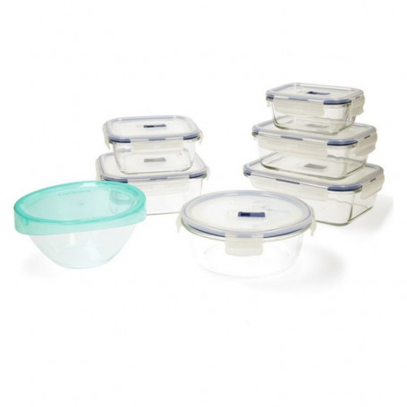 Ensemble de Boîtes à Lunch Luminarc Pure Box Active (7 pcs) Verre (7 pcs) 83,99 €