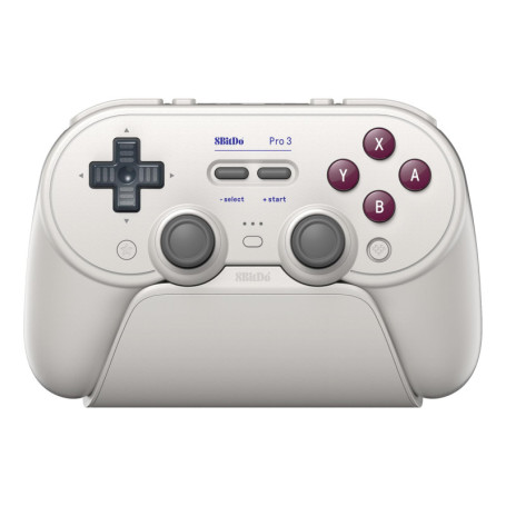 Manette Bluetooth 8BitDo Pro 3 pour Switch et PC - G Classic