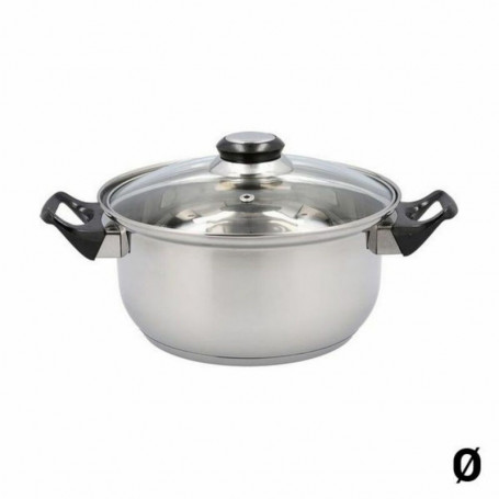 Casserole avec Couvercle en Verre Quid Habitat Acier inoxydable 31,99 €