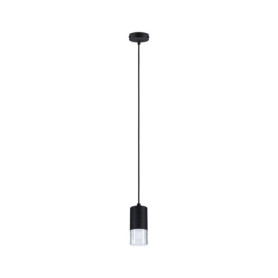 Suspension LED Kame IP44 9W Clair et Noir - Éclairage Élégant pour Salle de Bain