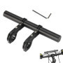 Rallonge de Guidon pour Trottinette et Vélo - Support Pratique en Aluminium Noir 20cm