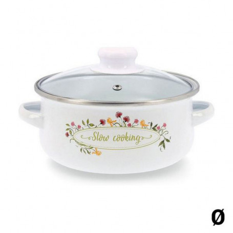 Casserole avec Couvercle en Verre Quid Memory Acier émaillé 21,99 €