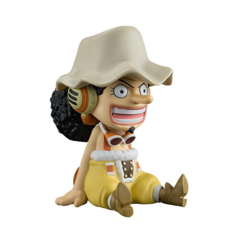 Tirelire Usopp One Piece en PVC - 16 cm - Décorative et Pratique