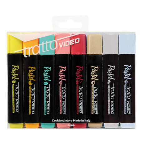 Lot de 8 Surligneurs Pastel Tratto - Couleurs Douces et Vibrantes 11,40 €