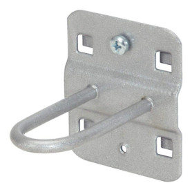 Crochet d'attache zingué KS Tools 65x25mm avec vis de fixation