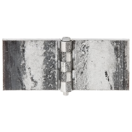 Charnières Alberts à Souder en Acier Brut - Kit de 10, 50 x 120 mm