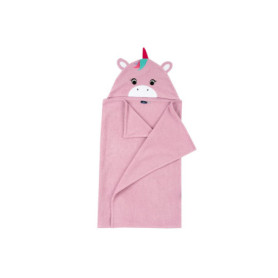 Peignoir à Capuche Licorne en Éponge pour Fille - Chicco, Rose