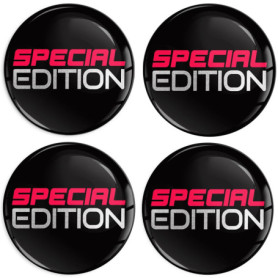 Autocollants 3D SkinoEu pour Enjoliveurs de Roue - Lot de 4