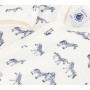 Pyjama Bébé en Velours Imprimé Zèbre - Petit Bateau