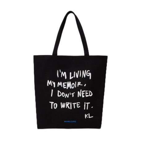 Cabas KLJ Box Logo Noir pour Femme - Style Urbain et Chic