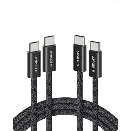 Câble USB-C Anker Zolo 240W - Charge Rapide et Durable, 2x1,8m, Noir