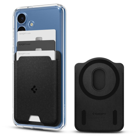Porte-Cartes Magnétique Spigen Urban Fit pour Samsung Galaxy S25 - Noir