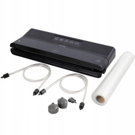 Machine Sous Vide Huslog 125W - Scelleuse Alimentaire Noir
