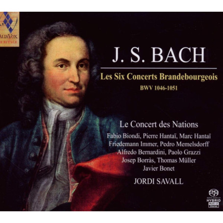 Bach : Les 6 Concertos Brandebourgeois par Jordi Savall - Édition SACD