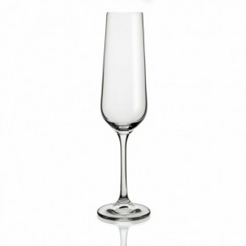 Coupe de champagne Belia Bohemia Transparent verre 6 Unités (20 cl) 33,99 €
