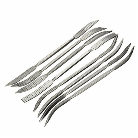 Set de 8 Râpes Riffler Double pour Bois - 190 mm EsportsMJJ