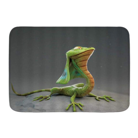 Tapis de Bain Antidérapant Gecko Cartoon Minalo - 75 x 45 cm
