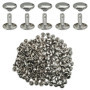 Lot de 100 Rivets Creux Métalliques 10x10 mm - F Season