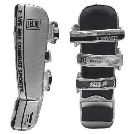 Protège-tibias Unisexes LEONE 1947 Nexplosion Argent M