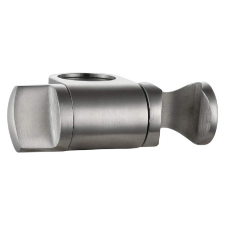 Support d'angle réglable en acier inoxydable pour pommeau de douche Tecmolog - Nickel