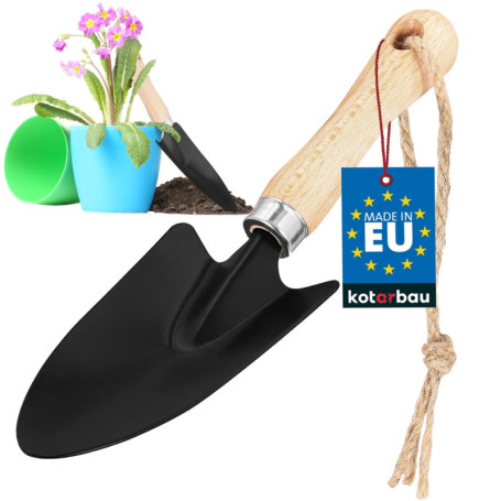 Truelle à Fleurs KOTARBAU 170 mm avec Manche en Bois pour Jardinage