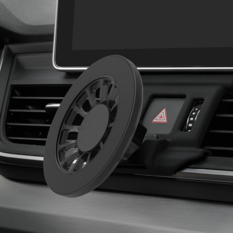 Support Téléphone Magnétique Beerte pour Audi Q5 2017-2024 avec Rotation 360°