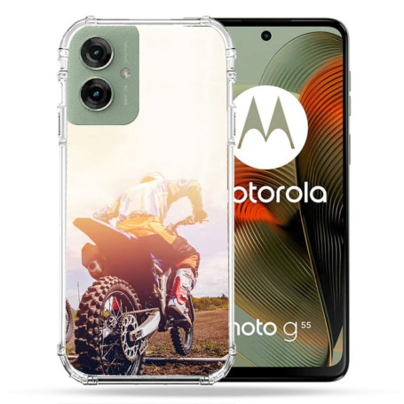 Coque Renforcée Transparente pour Motorola G55 5G - Protection Optimale