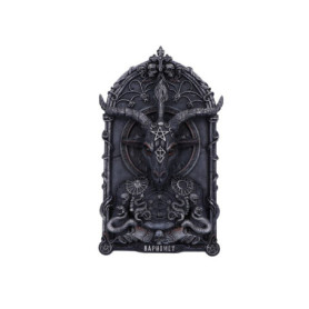 Plaque Murale Baphomet - Invocation Occulte en Résine Noir 30,5 cm