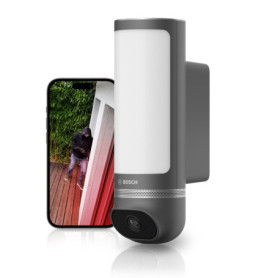 Caméra de Surveillance Extérieure Bosch Smart Home Eyes II - 1080p Full HD avec Sirène et Éclairage