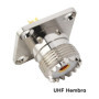 Adaptateur de Montage UHF Femelle SO239 pour Châssis - Lot de 2