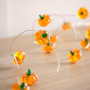 Guirlande Lumineuse Citrouilles à LED Blanc Chaud - Décoration Automnale