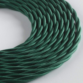 Câble Textile Tressé KLARTEXT LUMIÈRE 5m Vert Foncé pour Éclairage 22,88 €