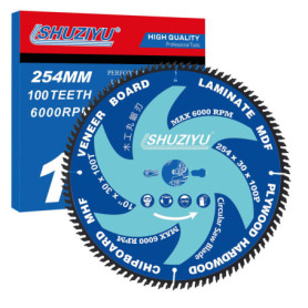 Lame de Scie Circulaire LSHUZIYU 254mm 100T pour Bois 37,08 €