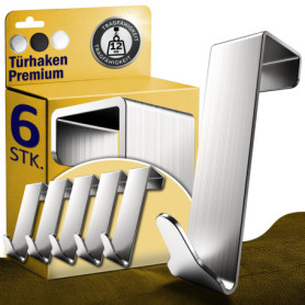 Menz Lot de 6 Crochets de Porte en Acier Inoxydable - Robustes et Durables 118,98 €